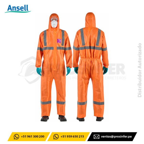 Traje AlphaTec 1500 STANDARD Cosido Modelo 113 Ansell