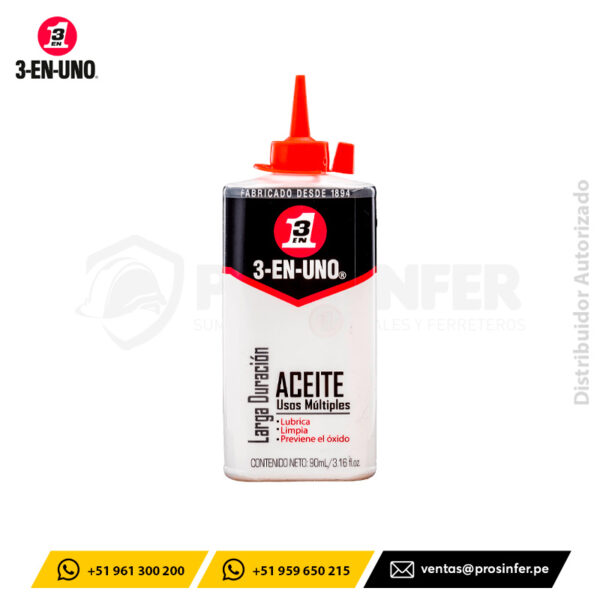 Aceite Usos Múltiples 90ml 3-EN-UNO