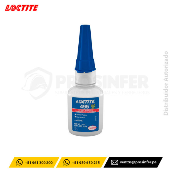Adhesivo Instantáneo Loctite 495