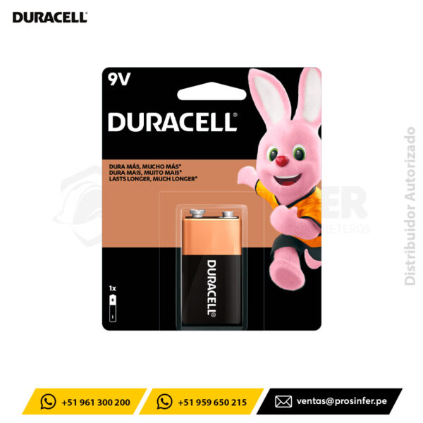 Bateria 9V Duracell MN1604