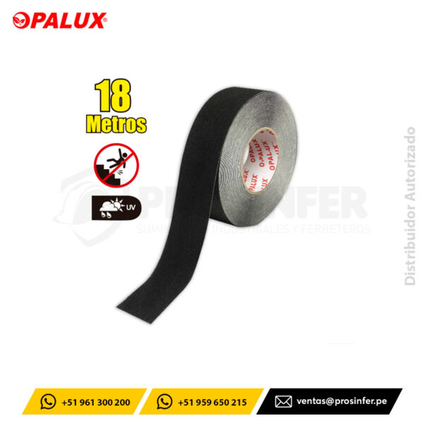 Cinta Antideslizante Negro Opalux AN-18N
