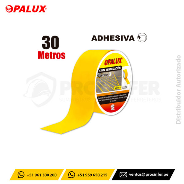 Cinta Delimitadora Amarilla Opalux AN-S5033-AM