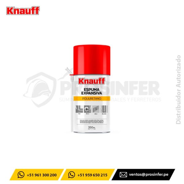 Espuma Expansiva de Poliuretano 350ml Knauff