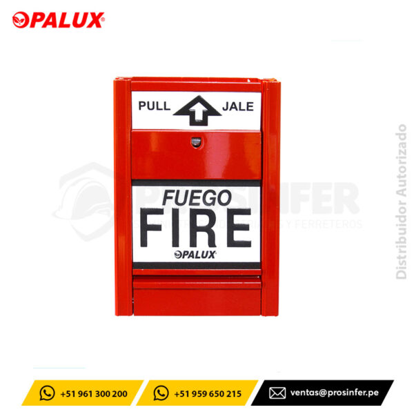Estación Manual de Alarma Contra Incendios Opalux PUL-2A