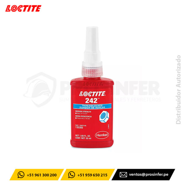 Fijador de Roscas Loctite 242