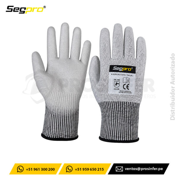 Guante Cut-5 Segpro G-Flex PU