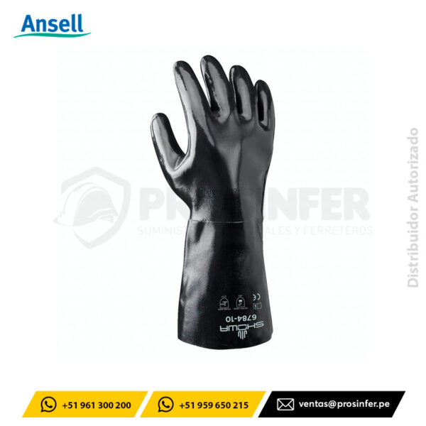 Guante Neopreno Liso 6784 Showa