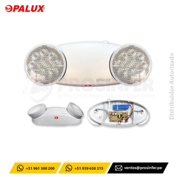 Lampara Emergencia Mantis 24 Led Opalux 9909-220