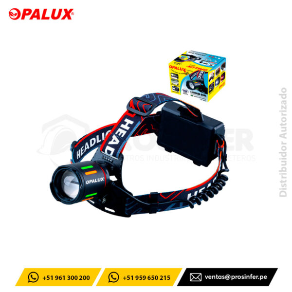 Linterna Frontal Recargable 10W Opalux OP-3682