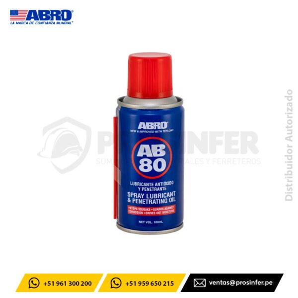 Lubricante En Spray 100ml Abro AB-80