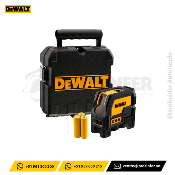 Medidor de Láser Rojo de Linea 50m DeWALT DW0822