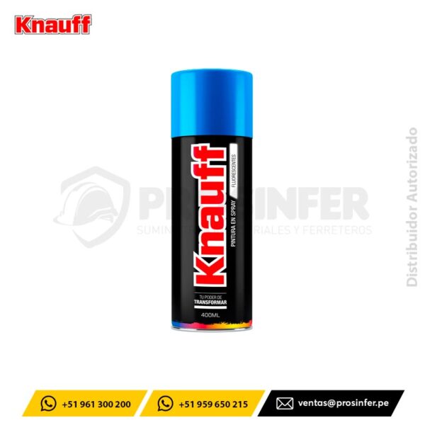 Pintura Spray Fluorescente Azul Knauff #105