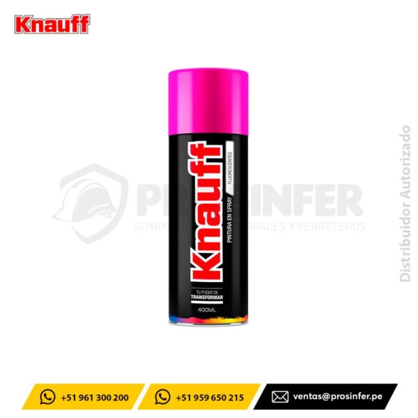 Pintura Spray Fluorescente Magenta Knauff #1012