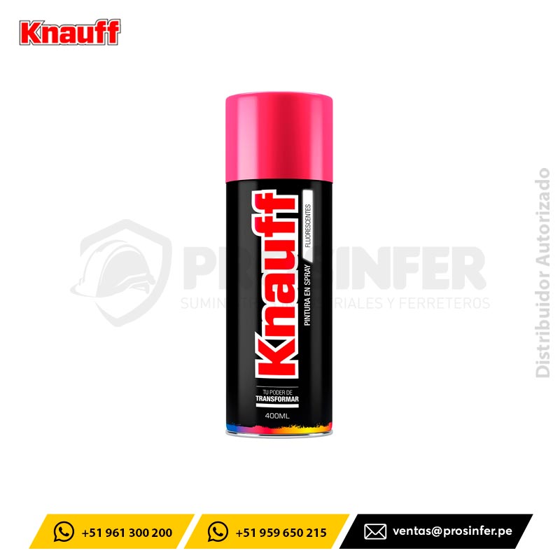 Pintura Spray Fluorescente Rosado Knauff #106