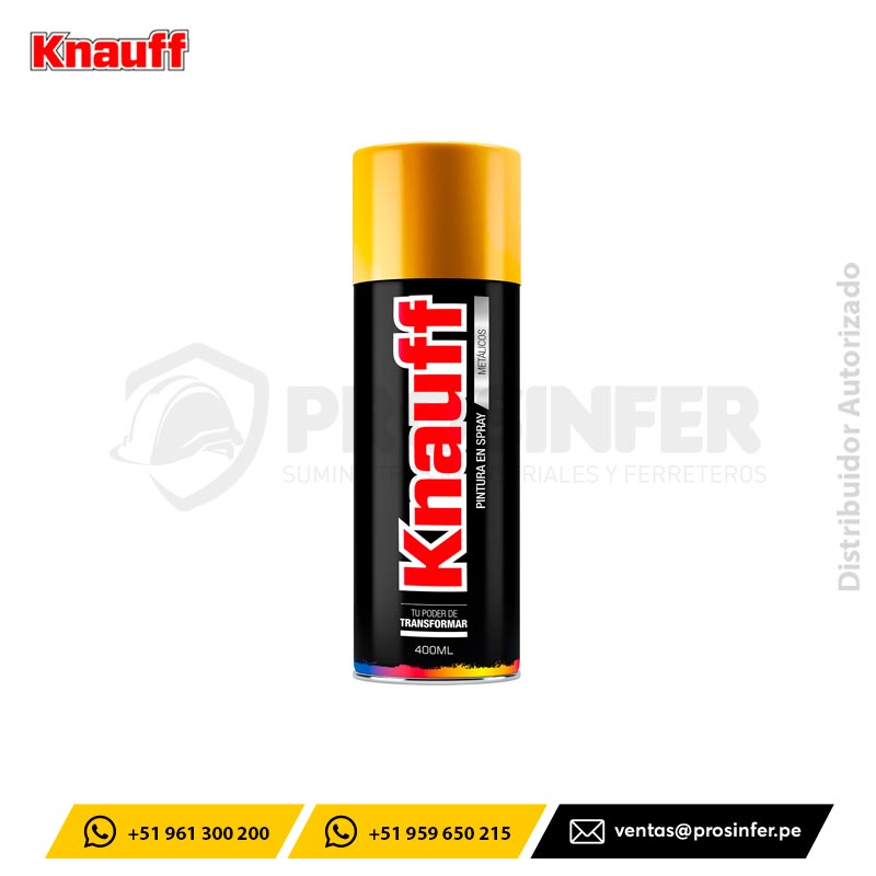 Pintura Spray Metálico Dorado Knauff #27