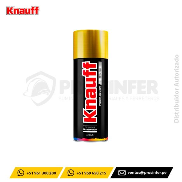 Pintura Spray Metálico Lingote de Oro Knauff #318USA