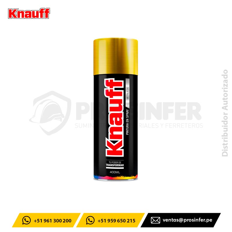 Pintura Spray Metálico Lingote de Oro Knauff #318USA