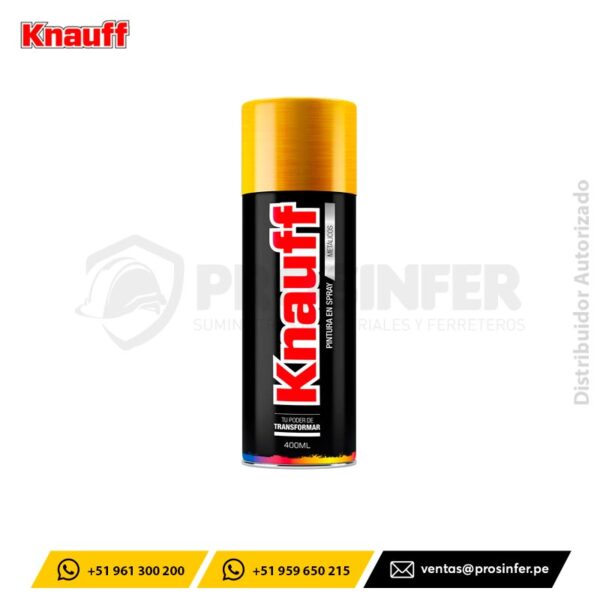Pintura Spray Metálico Moneda de Oro Knauff #34