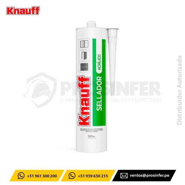 Sellador de Acrílico 300 ml Knauff