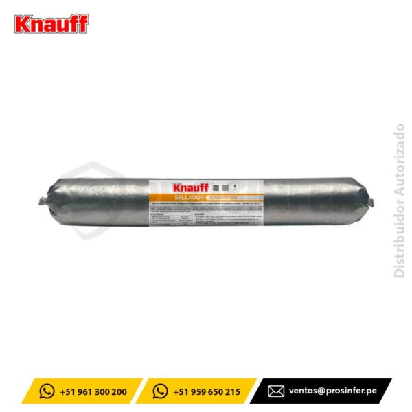 Sellador de Poliuretano Blanco 600ml Knauff