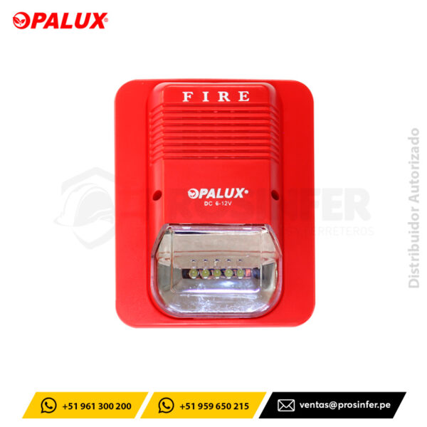 Sirena con Strobo Flash Opalux GL-15 12V