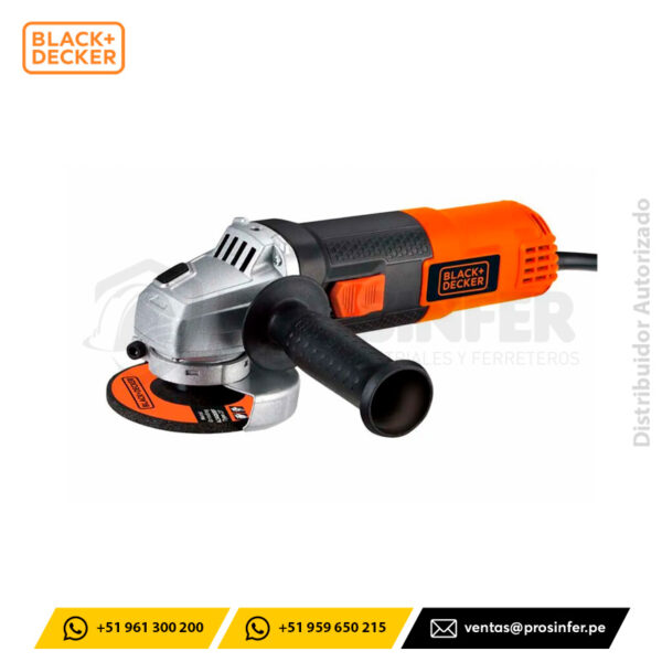 Amoladora Angular 4 1/2" 820W G720-B2C Black+Decker