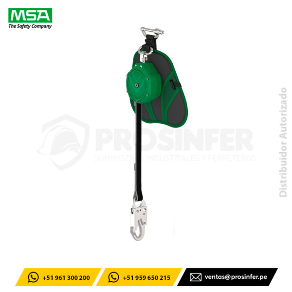 Bloque Retractil V-Shock Edge 6ft (1.8m) MSA, VSLEW-011-PB-A