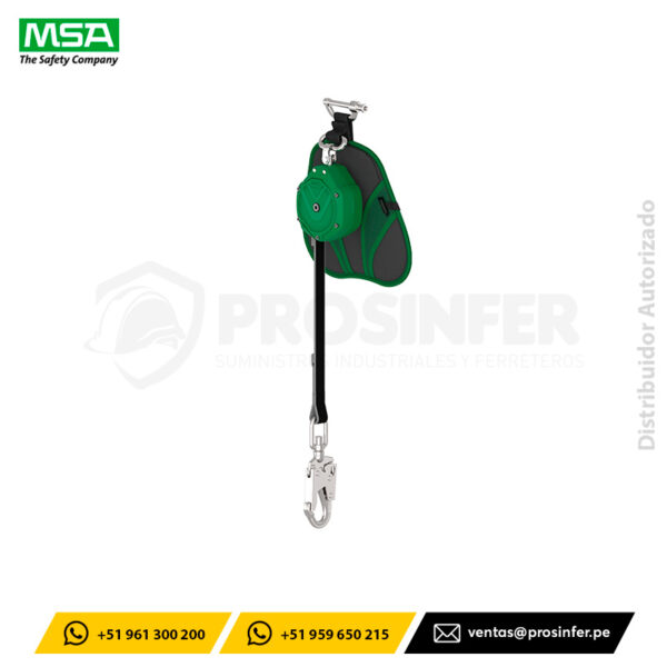 Bloque Retractil V-Shock Edge 6ft (1.8m) MSA, VSLEW-011-PE-A