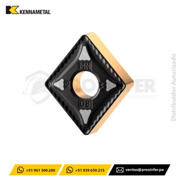 Inserto de Torneado Kennametal CNMG120408MN de 1/2" KCP25C