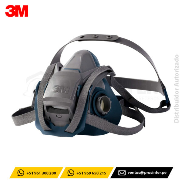 Respirador 3M 6502QL/49490