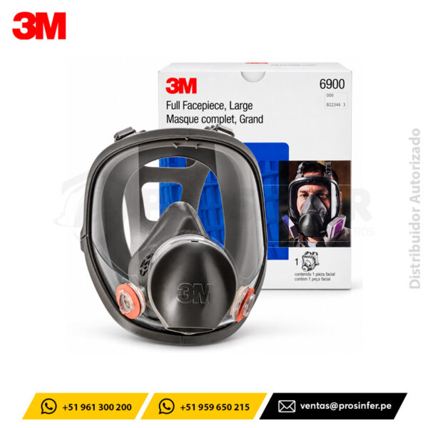 Respirador Full Face 3M 6900