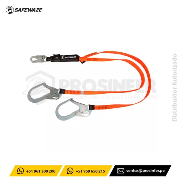Línea de Vida Doble con Absorbedor Safewaze FS88566-E V-Line
