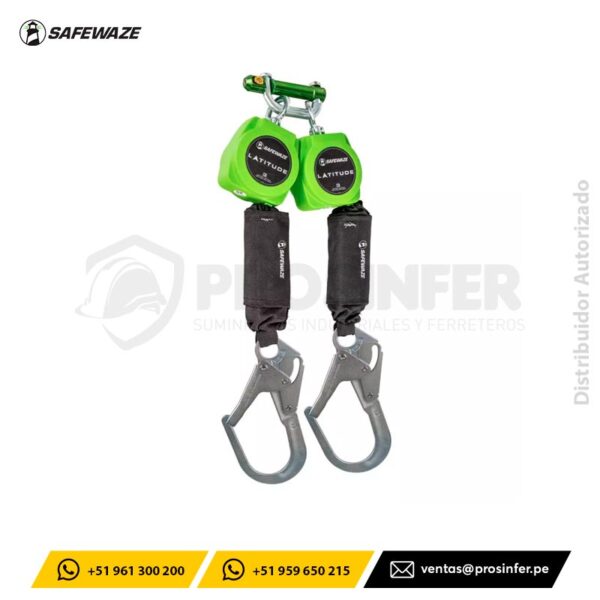 Retractil Latitude 6' (1.8m) Dual Web SRL-P Safewaze 019-5054