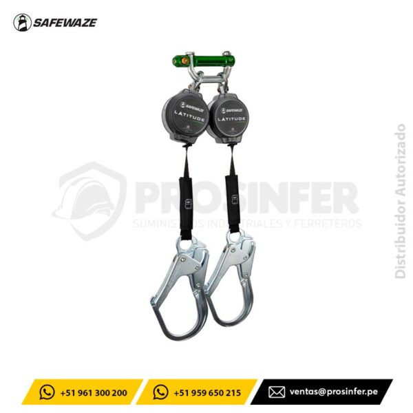 Retractil Latitude Pro 7' (2.1m) Dual Web SRL-P Safewaze 018-5026