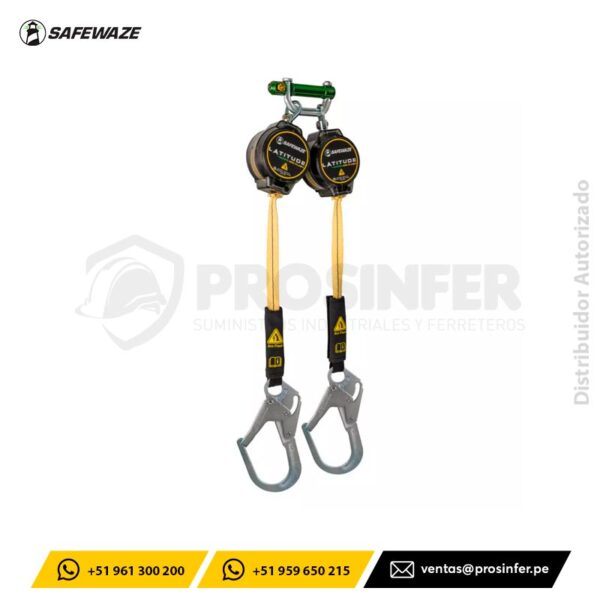 Retractil Latitude Pro Arc Flash 7' (2.1m) Dual Web SRL-P Safewaze 020-5214